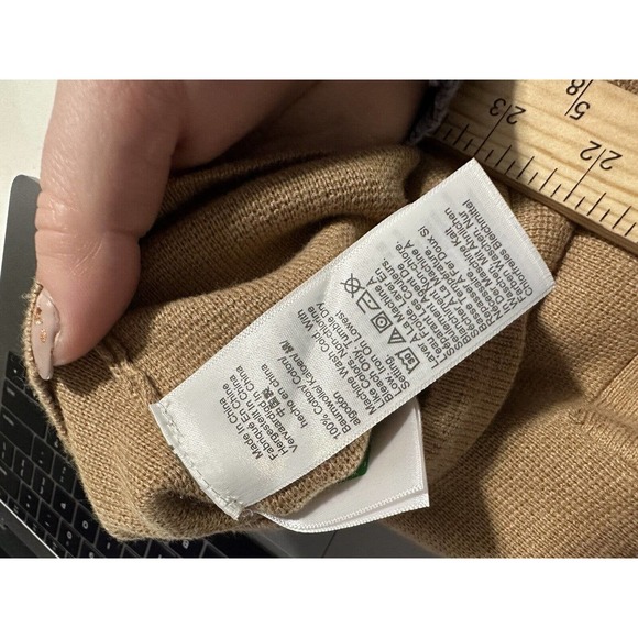 J. Crew Plus Size XXL Cecile Relaxed Sweater Blazer Jacket Khaki Knit PS18 - Picture 9 of 11